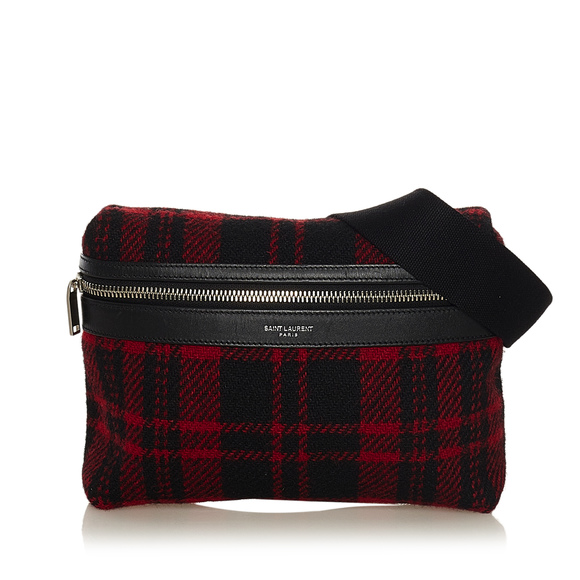 Pre-Loved Saint Laurent Wool Belt Bag - Picture 1 of 10